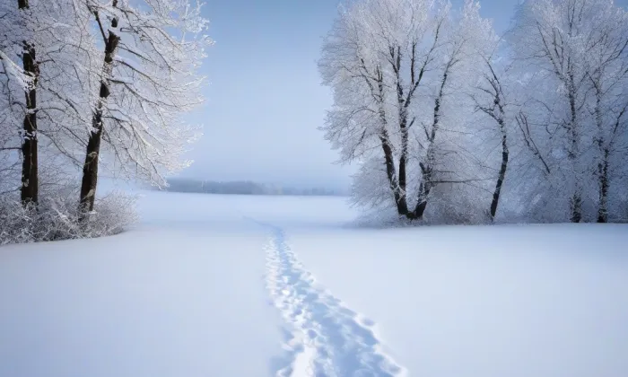 kostel Nejsvětější Trojice (Pouchobrady) – winter