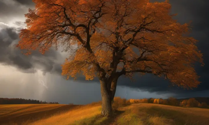 kostel Nejsvětější Trojice (Vladislav) – autumn