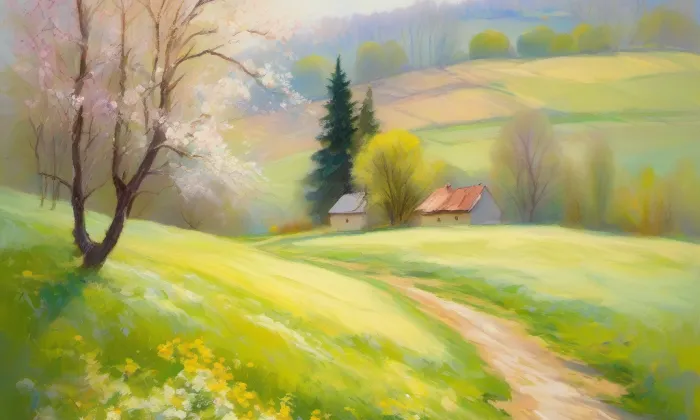 kostel Nejsvětější Trojice ve Vratislavicích nad Nisou – spring
