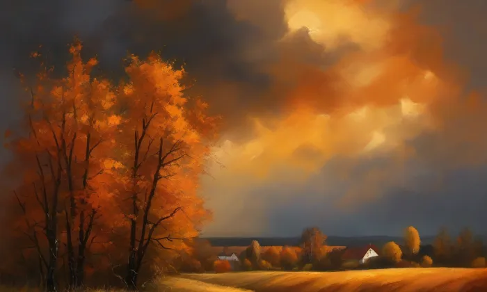 Kostel Nejsvětějšího Srdce Ježíšova v Horním Maxově – autumn