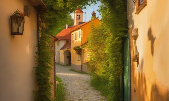 Kostel Nejsvětějšího Srdce Páně (Stříbrná) – summer
