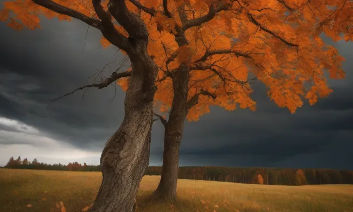 Kostel Neposkvrněného početí Panny Marie (Holčovice) – autumn