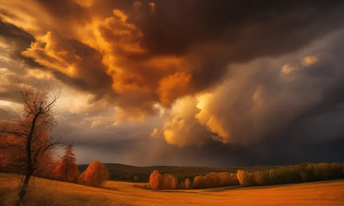 Kostel Panny Marie (Staré Hamry) – autumn