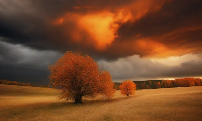 Kostel Panny Marie Andělské na Hradčanech – autumn