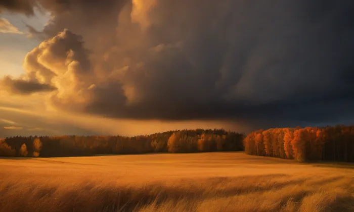 kostel Panny Marie Bolestné (Žulová) – autumn