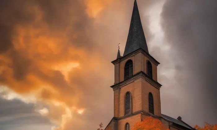 Kostel Panny Marie na Předhradí – autumn
