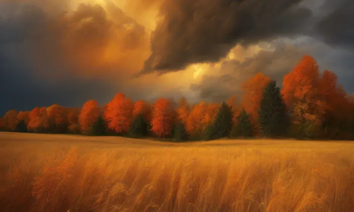 Kostel Panny Marie Pomocné (Železná Ruda) – autumn