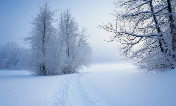 Kostel Panny Marie Sedmibolestné (Skřečoň) – winter