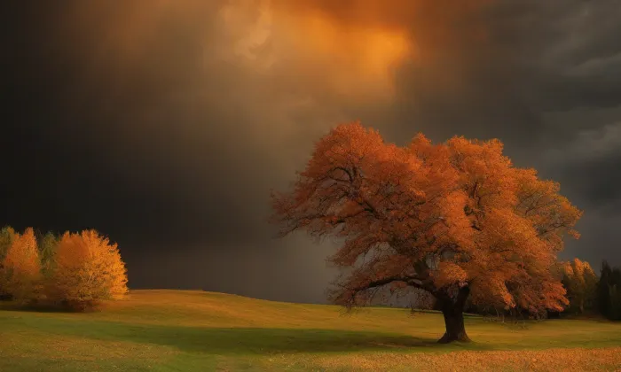 kostel Panny Marie Vítězné (Moravský Žižkov) – autumn