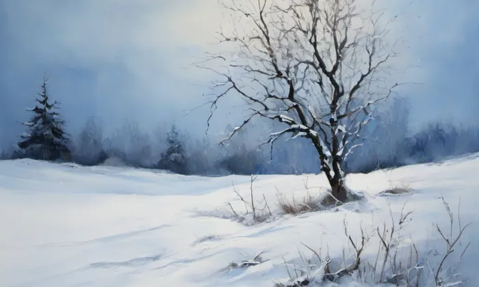 kostel Panny Marie Vítězné (Moravský Žižkov) – winter