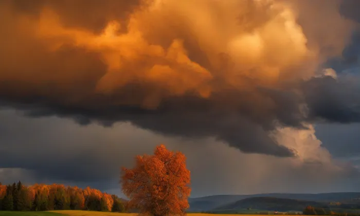Kostel Panny Marie Vítězné na Bílé Hoře – autumn