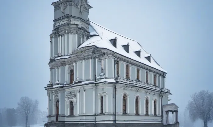 Kostel Povýšení svatého Kříže (Jablonec nad Nisou) – winter