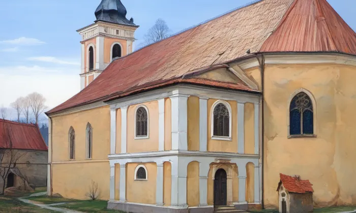 Kostel Povýšení svatého Kříže (Nový Kostel) – historical