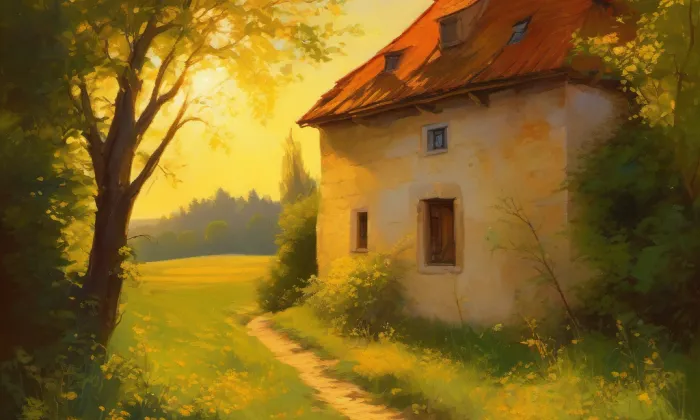 Kostel Povýšení svatého Kříže (Nový Kostel) – summer