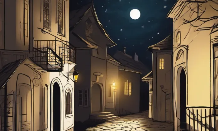 Kostel Proměnění Páně (Bílý Újezd) – noc