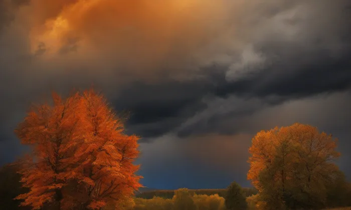 Kostel Proměnění Páně (Velichovky) – autumn