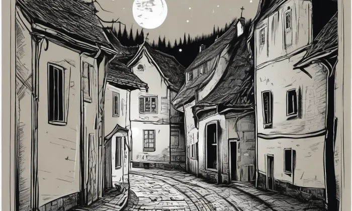 kostel sv. Vavřince – noc