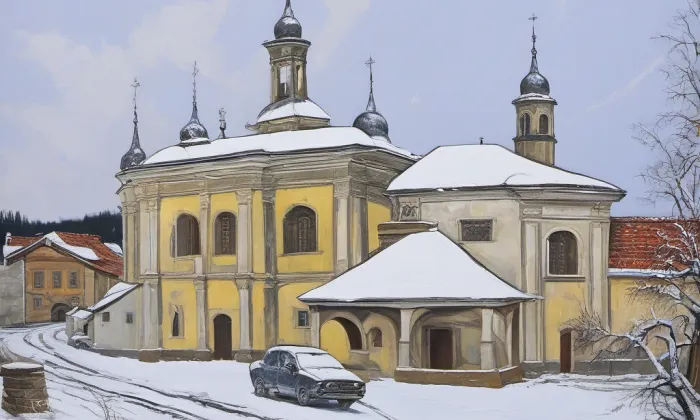 Kostel svaté Anny (Blatno) – historical
