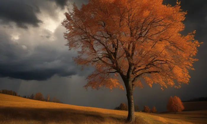 Kostel svaté Anny (Svatá Anna) – autumn