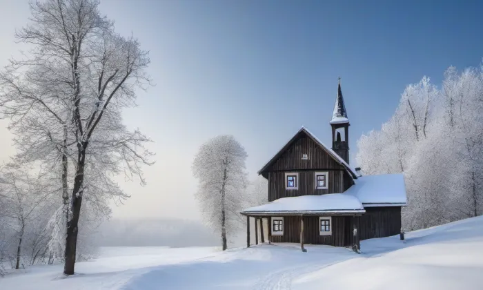 kostel svaté Anny (Vnitřní Město) – winter