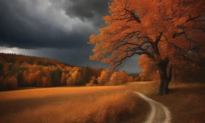 kostel svaté Anny a svatého Jakuba Většího – autumn