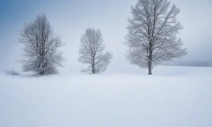 Kostel svaté Barbory (Šakvice) – winter