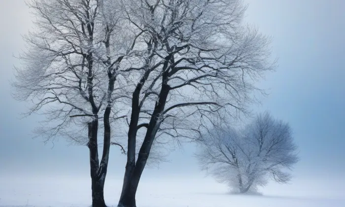 Kostel svaté Barbory (Adamov) – winter