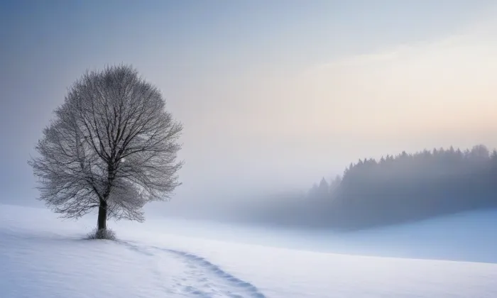 Kostel svaté Barbory (Mašťov) – winter