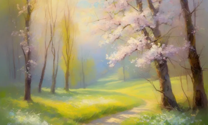 kostel svaté Barbory (Velešovice) – spring