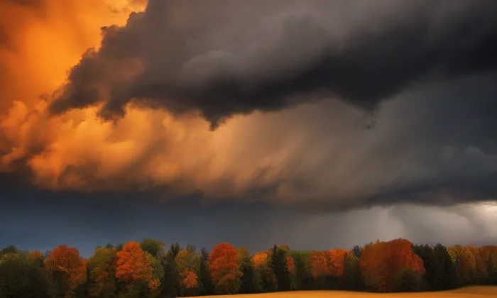 Kostel svaté Hedviky – autumn