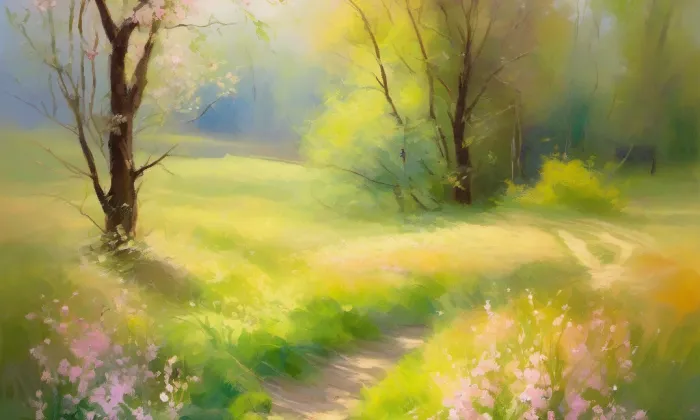 kostel svaté Kateřiny (Bavory) – spring