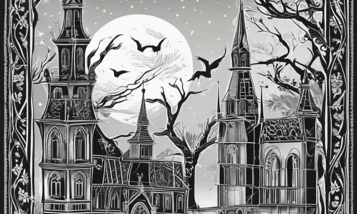 Kostel svaté Kateřiny (Hrabová) – noc