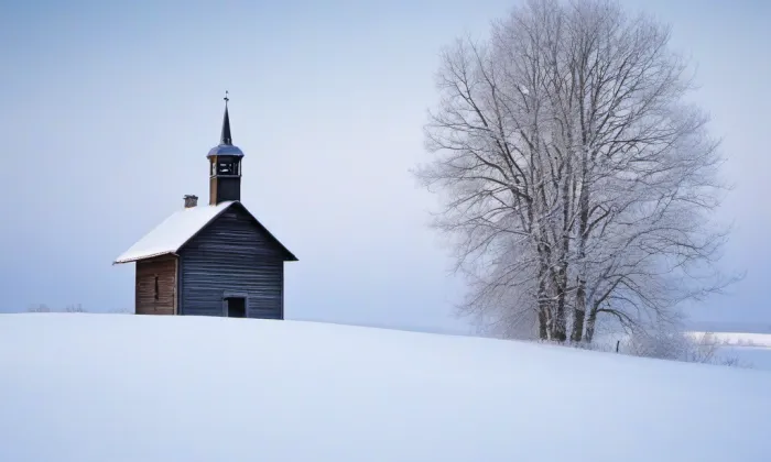 Kostel svaté Kateřiny (Vysoké nad Jizerou) – winter