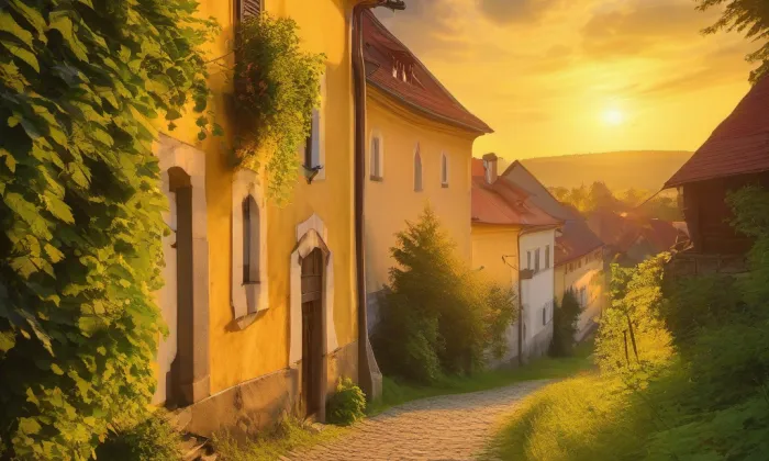 Kostel svaté Kateřiny Alexandrijské (Mříčná) – summer