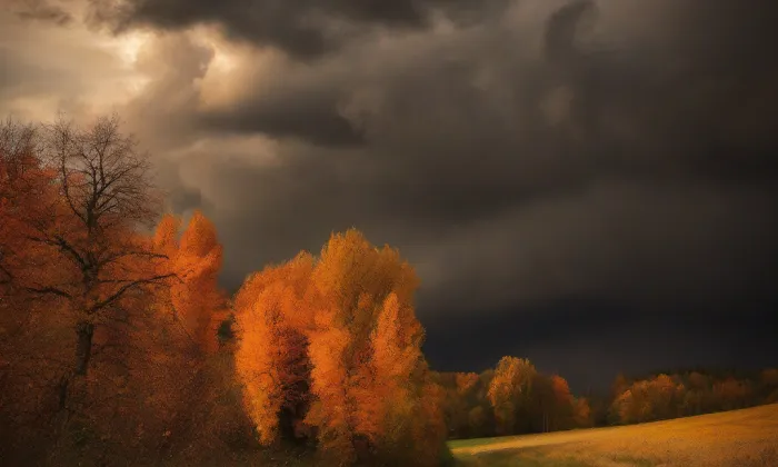Kostel svaté Ludmily (Litoměřice) – autumn