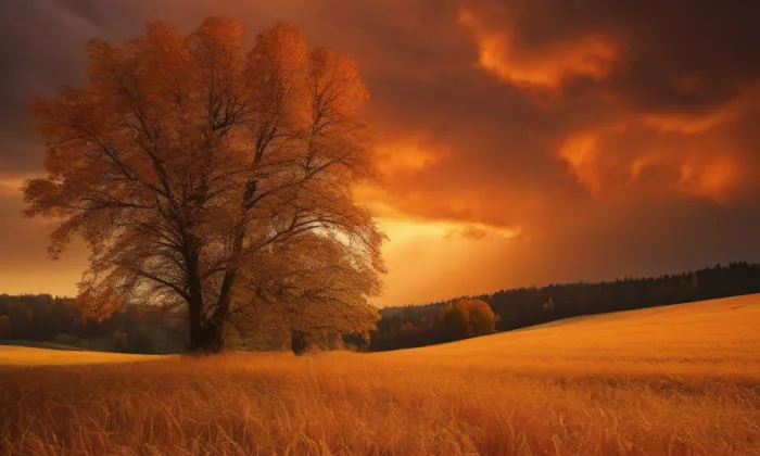 Kostel svaté Ludmily (Tetín) – autumn