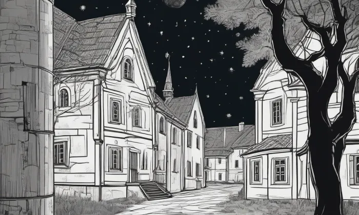 Kostel svaté Máří Magdaleny (Arnoltice) – noc