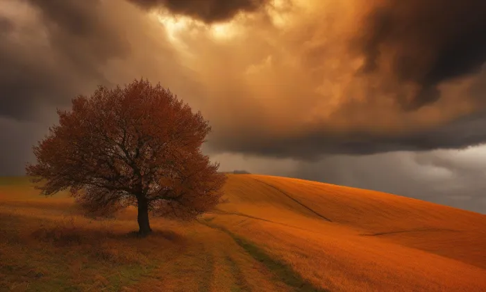 Kostel svaté Máří Magdaleny (Osoblaha) – autumn