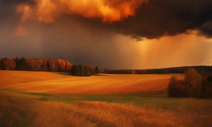 Kostel svaté Máří Magdaleny v Zubrnicích – autumn
