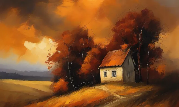 Kostel svaté Maří Magdalény (Bílenec) – autumn