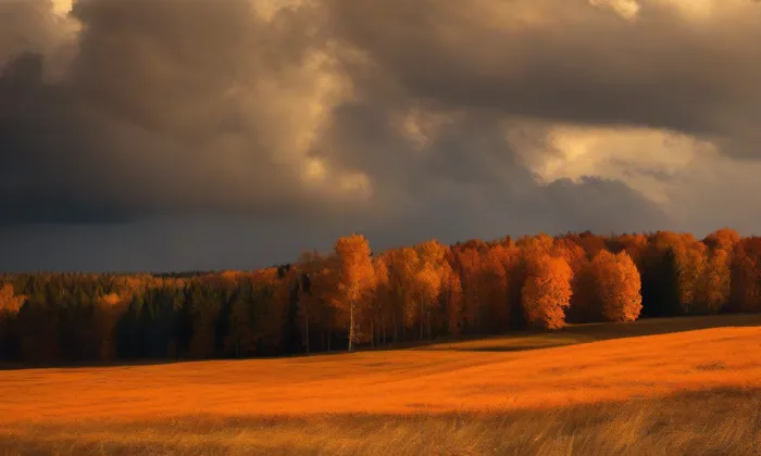 kostel svaté Maří Magdalény (Kuřim) – autumn