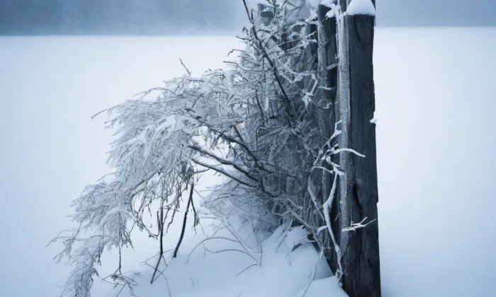 Kostel svaté Maří Magdalény (Svatá Maří) – winter