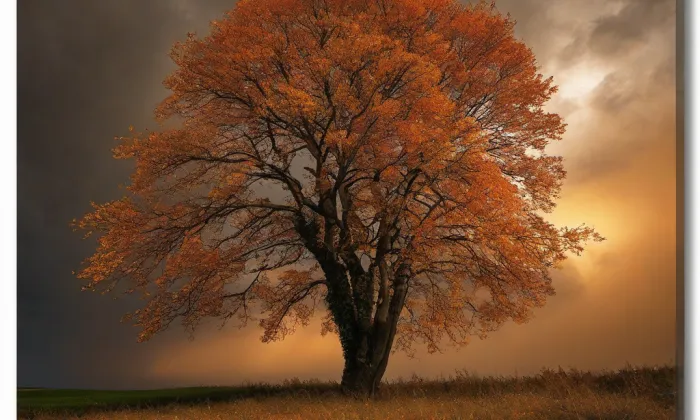 kostel svaté Maří Magdalény v Lázních Bohdaneč – autumn