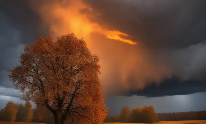 Kostel svaté Markéty (Semonice) – autumn