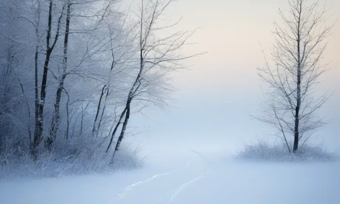 kostel svaté Voršily (Chlumec nad Cidlinou I) – winter