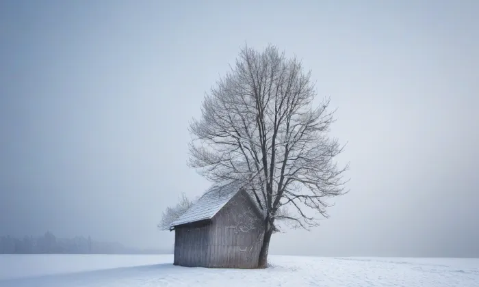 Kostel svatých Cyrila a Metoděje (Řenče) – winter