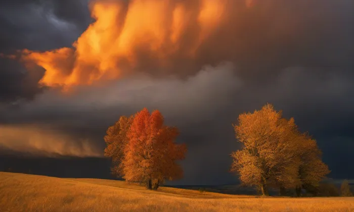 kostel svatých Jana a Pavla (Citonice) – autumn