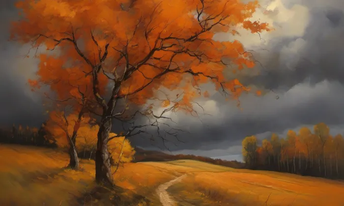 Kostel svatých Petra a Pavla (Hosín) – autumn