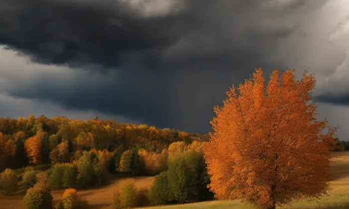 Kostel svatých Petra a Pavla (Karlovy Vary) – autumn