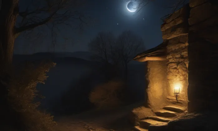 Kostel svatých Petra a Pavla (Peruc) – noc